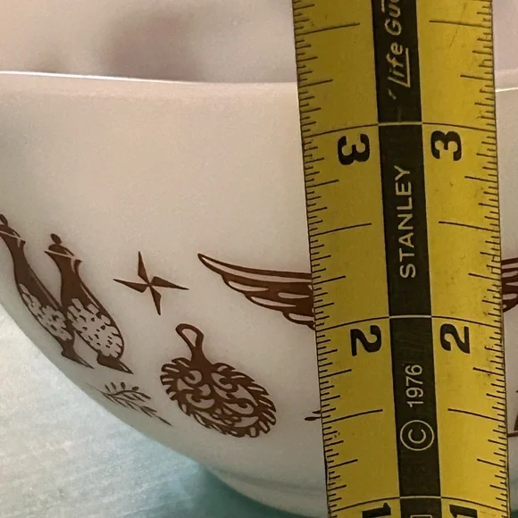 1960’s Pyrex mixing bowl Early American Pattern 1.5 Pt Colonial Cinderella - Picture 7 of 9